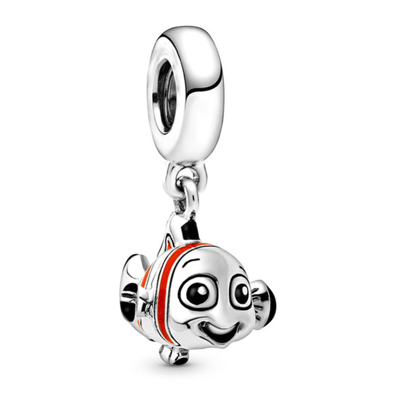 New Panjia Cartoon Series DIY Charm Bead Accessories Red Butterfly Festival Cute Kittens and Puppies Wholesale