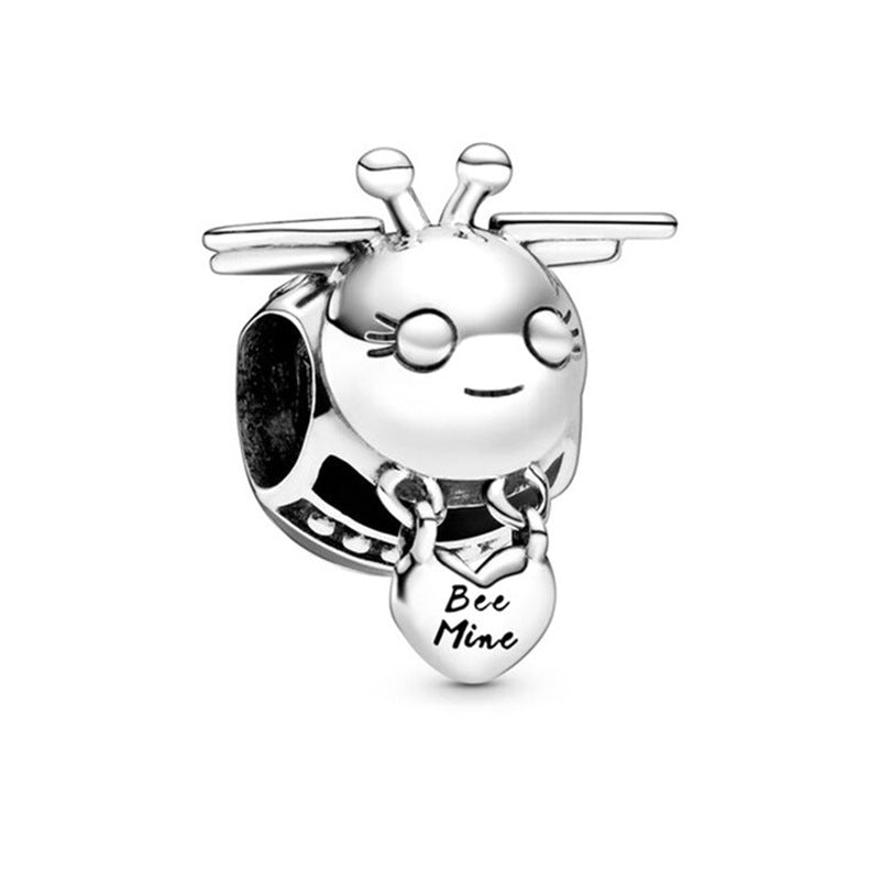 New Panjia Cartoon Series DIY Charm Bead Accessories Red Butterfly Festival Cute Kittens and Puppies Wholesale