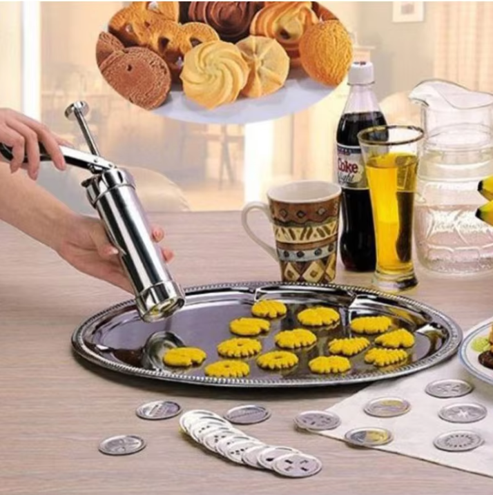 Zhenghui baking tool cookie mold gun mounting gun aluminum alloy barrel body 20 chip biscuit machine