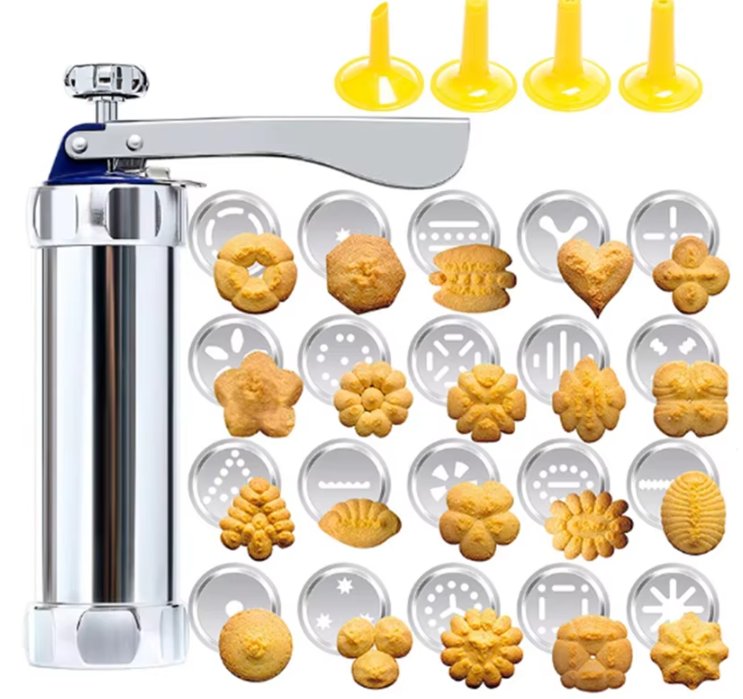 Zhenghui baking tool cookie mold gun mounting gun aluminum alloy barrel body 20 chip biscuit machine