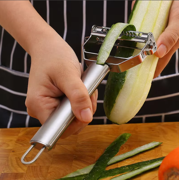 Stainless steel multifunctional peeler kitchen grater artifact peeler vegetable and fruit peeler double head peeler