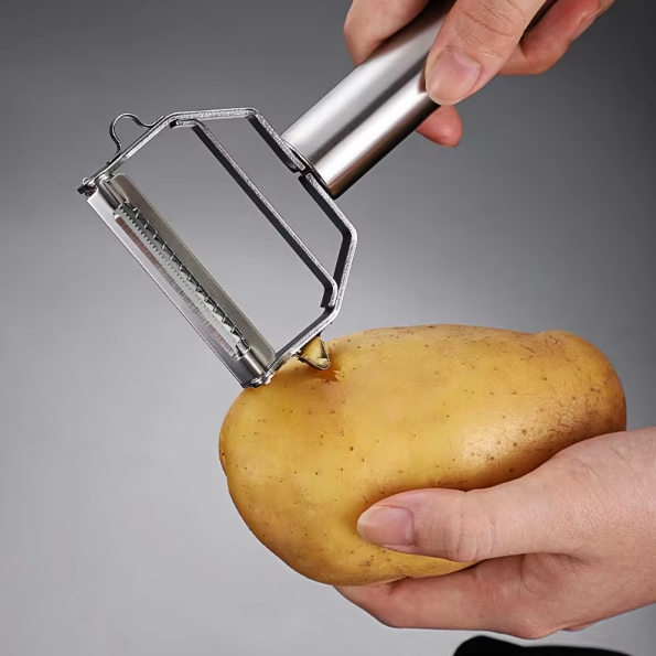 Stainless steel multifunctional peeler kitchen grater artifact peeler vegetable and fruit peeler double head peeler