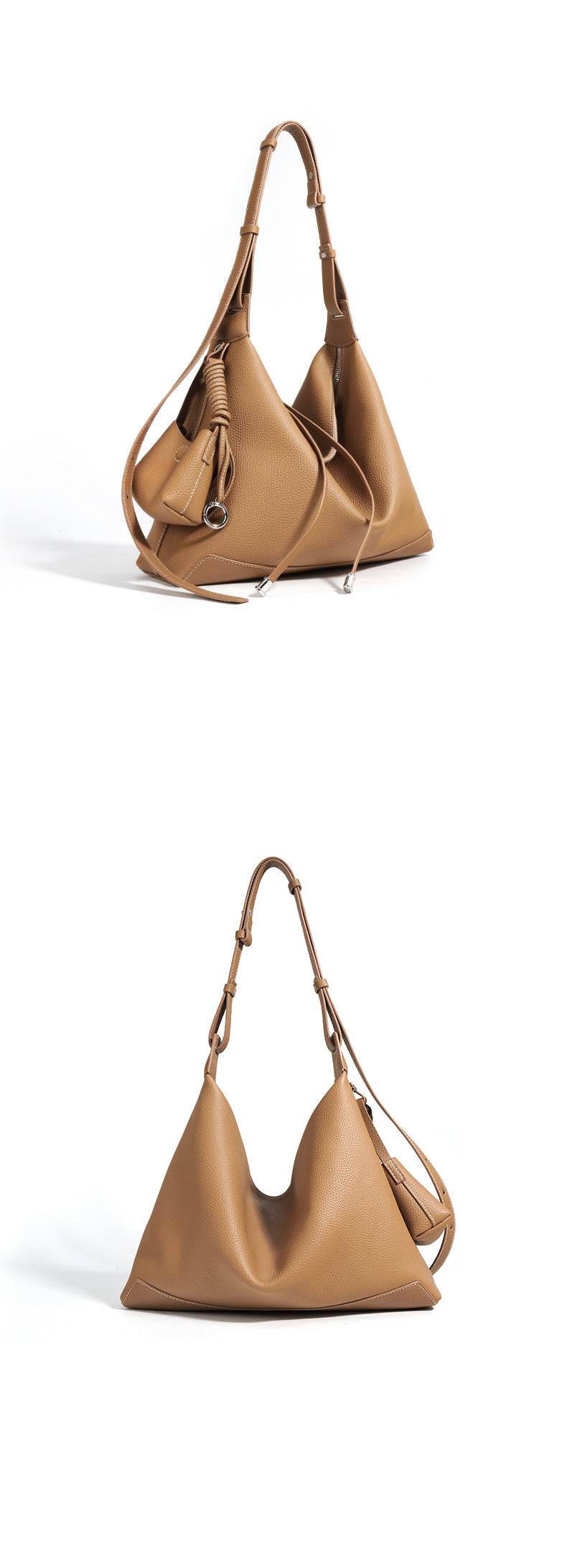 Sheepskin niche lazy style tote bag 2024 new high-quality texture commuter messenger bag large capacity shoulder bag