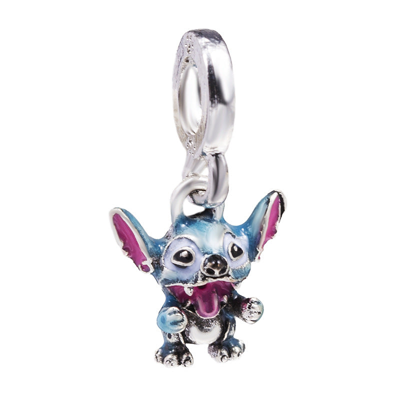 New Panjia Cartoon Series DIY Charm Bead Accessories Red Butterfly Festival Cute Kittens and Puppies Wholesale