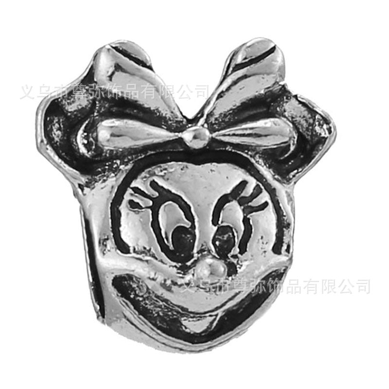 New Panjia Cartoon Series DIY Charm Bead Accessories Red Butterfly Festival Cute Kittens and Puppies Wholesale
