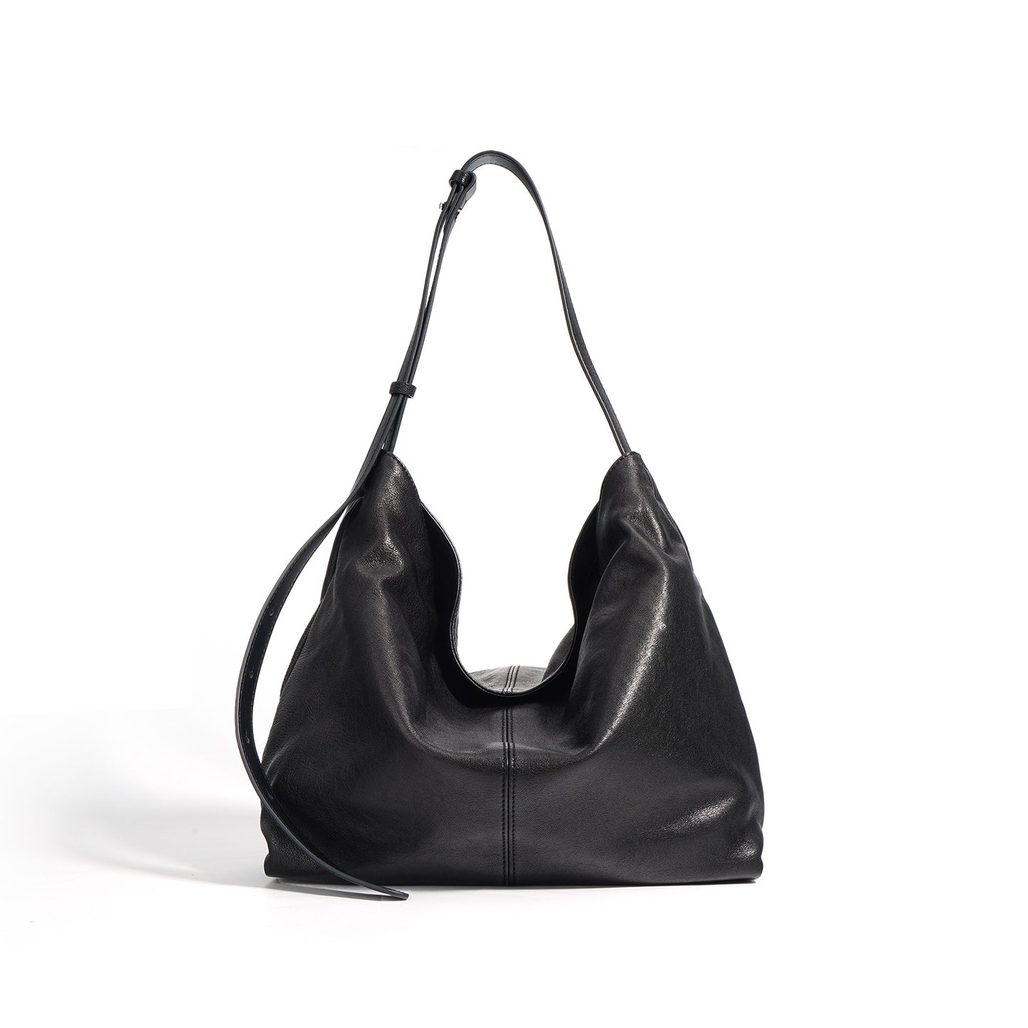 Sheepskin niche lazy style tote bag 2024 new high-quality texture commuter messenger bag large capacity shoulder bag