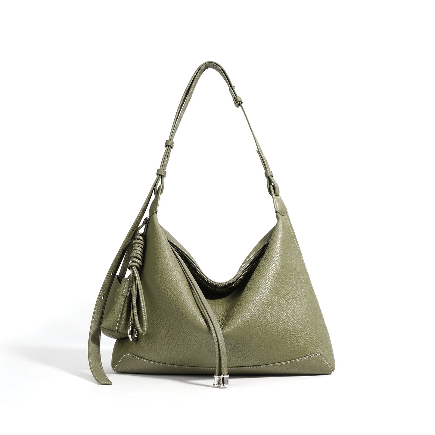 Sheepskin niche lazy style tote bag 2024 new high-quality texture commuter messenger bag large capacity shoulder bag