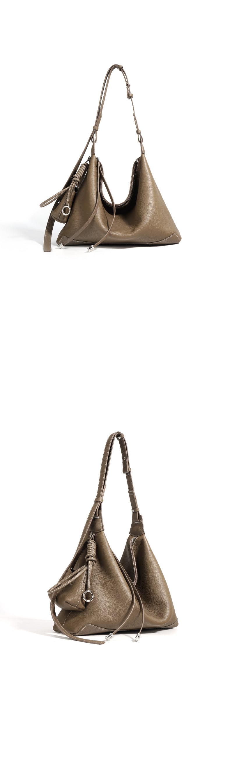 Sheepskin niche lazy style tote bag 2024 new high-quality texture commuter messenger bag large capacity shoulder bag