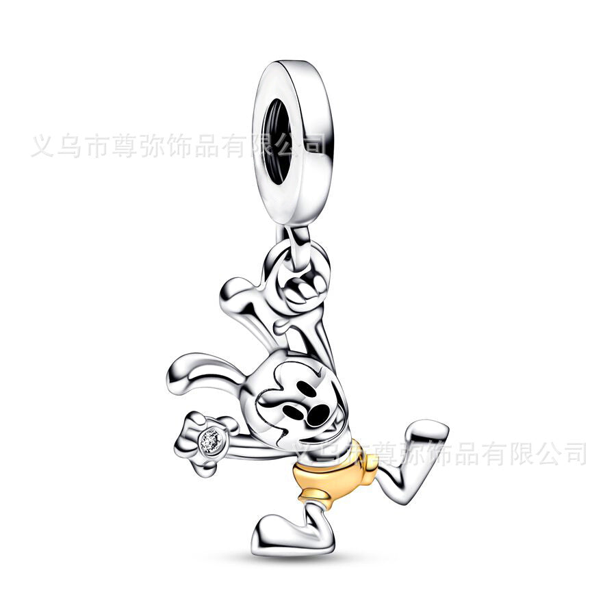 New Panjia Cartoon Series DIY Charm Bead Accessories Red Butterfly Festival Cute Kittens and Puppies Wholesale