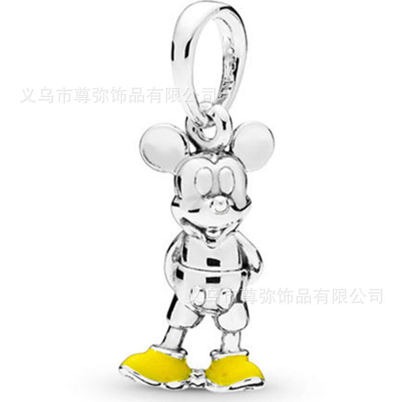 New Panjia Cartoon Series DIY Charm Bead Accessories Red Butterfly Festival Cute Kittens and Puppies Wholesale