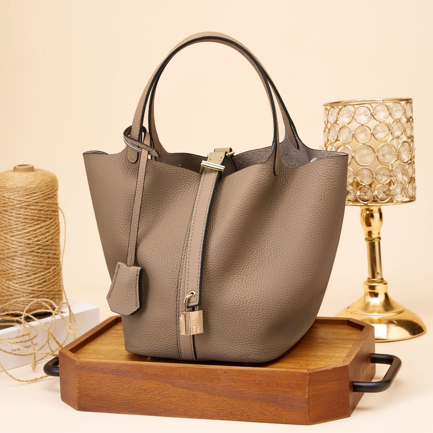 Spring new niche high-end bags 2025 new bags women's bucket bags handbags vegetable basket trend