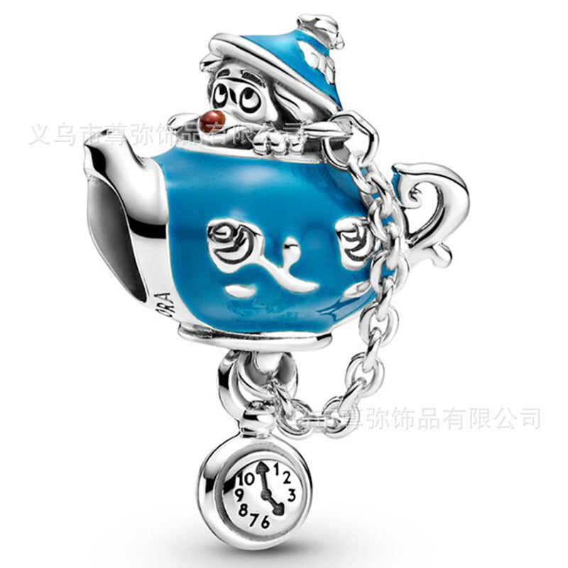 New Panjia Cartoon Series DIY Charm Bead Accessories Red Butterfly Festival Cute Kittens and Puppies Wholesale
