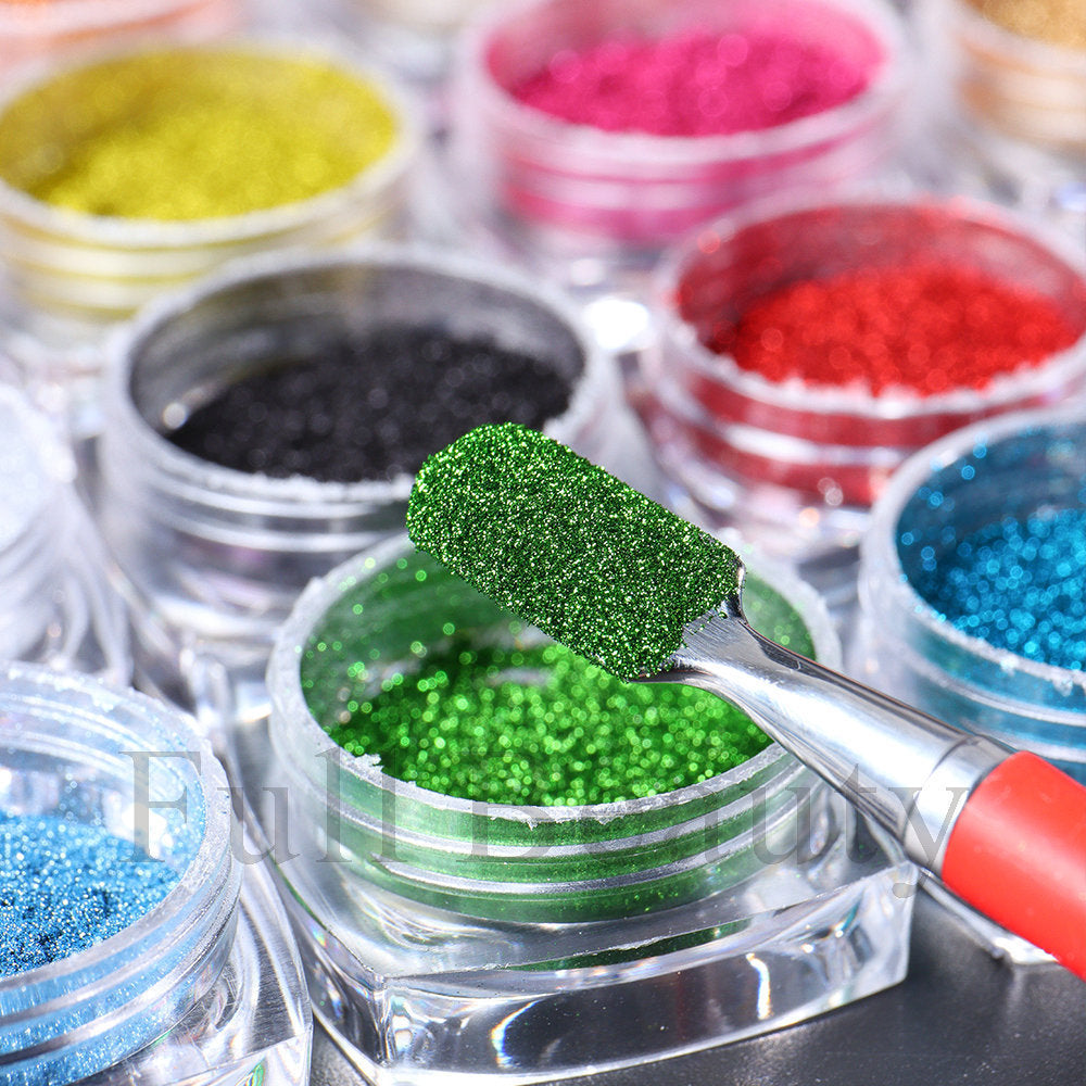 Cross-border hot style 23 colors nail magic mirror powder set mirror laser water ripple magic mirror powder nail glitter wholesale