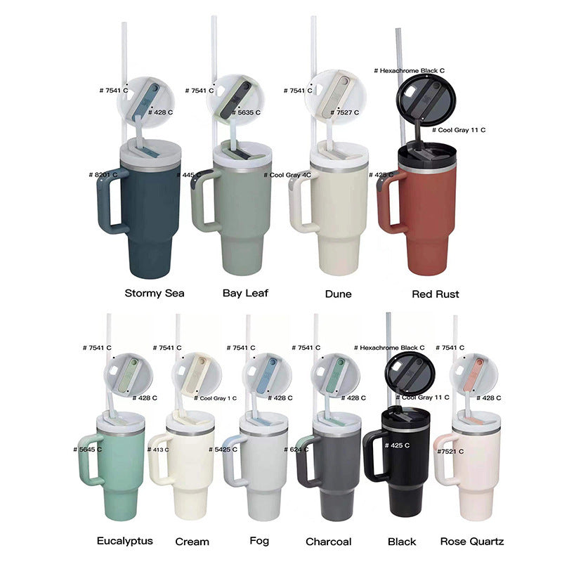 Hot and Cold Tumbler with Straw