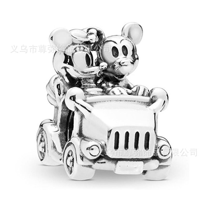 New Panjia Cartoon Series DIY Charm Bead Accessories Red Butterfly Festival Cute Kittens and Puppies Wholesale