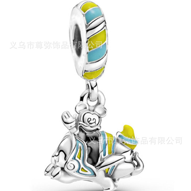 New Panjia Cartoon Series DIY Charm Bead Accessories Red Butterfly Festival Cute Kittens and Puppies Wholesale