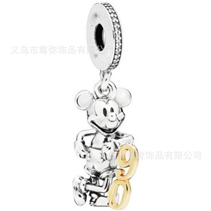 New Panjia Cartoon Series DIY Charm Bead Accessories Red Butterfly Festival Cute Kittens and Puppies Wholesale
