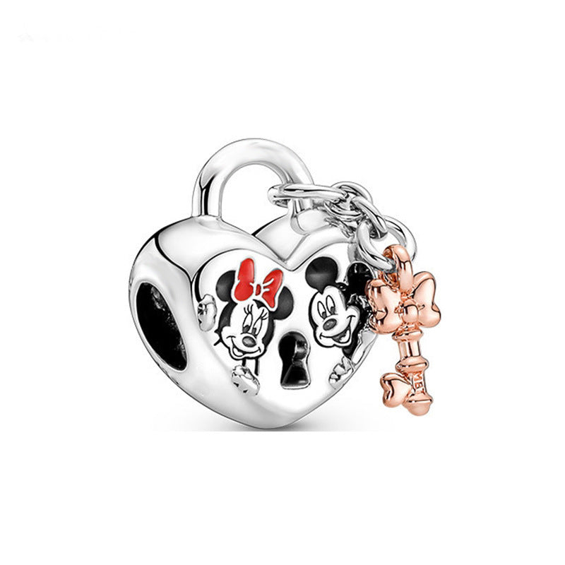 New Panjia Cartoon Series DIY Charm Bead Accessories Red Butterfly Festival Cute Kittens and Puppies Wholesale