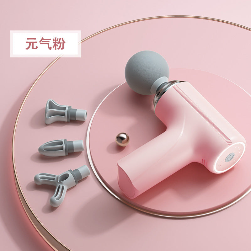 Mini cross-border foreign trade mini fascia gun sports muscle relaxer transcervical fascia gun vibration release massage gun
