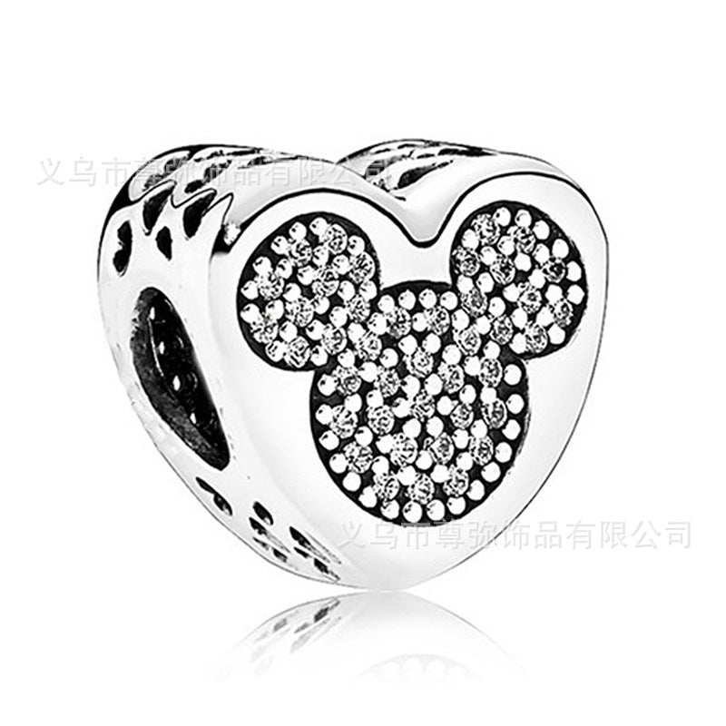 New Panjia Cartoon Series DIY Charm Bead Accessories Red Butterfly Festival Cute Kittens and Puppies Wholesale