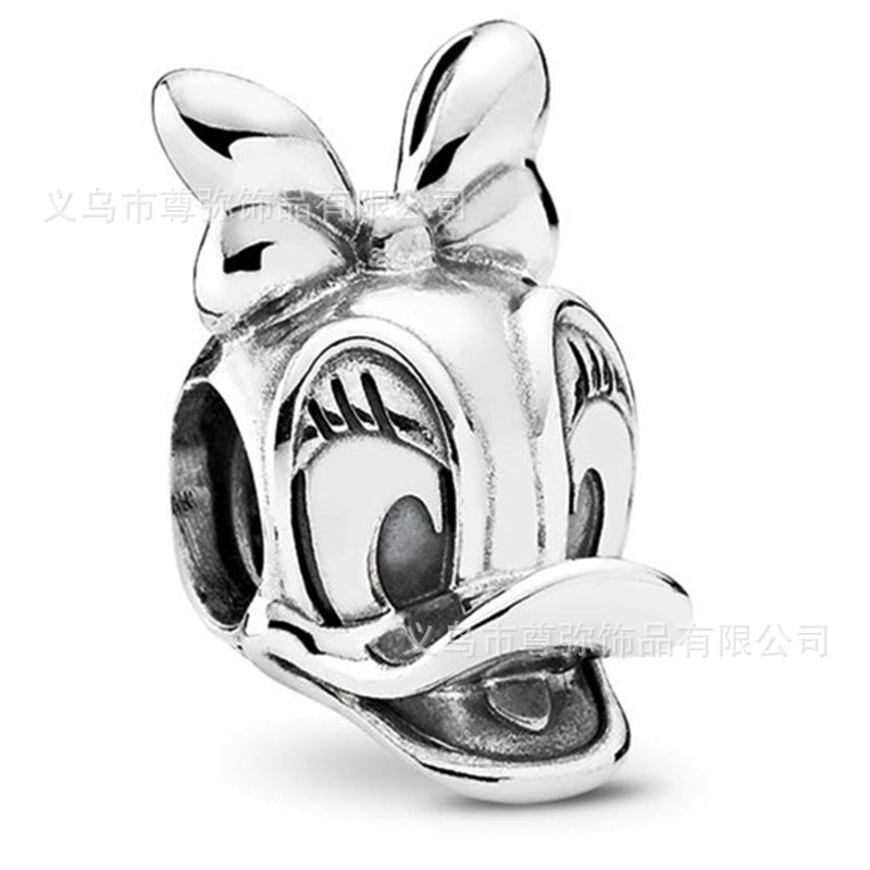 New Panjia Cartoon Series DIY Charm Bead Accessories Red Butterfly Festival Cute Kittens and Puppies Wholesale