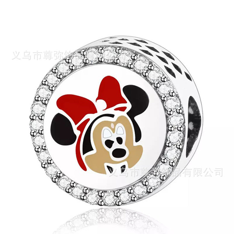 New Panjia Cartoon Series DIY Charm Bead Accessories Red Butterfly Festival Cute Kittens and Puppies Wholesale