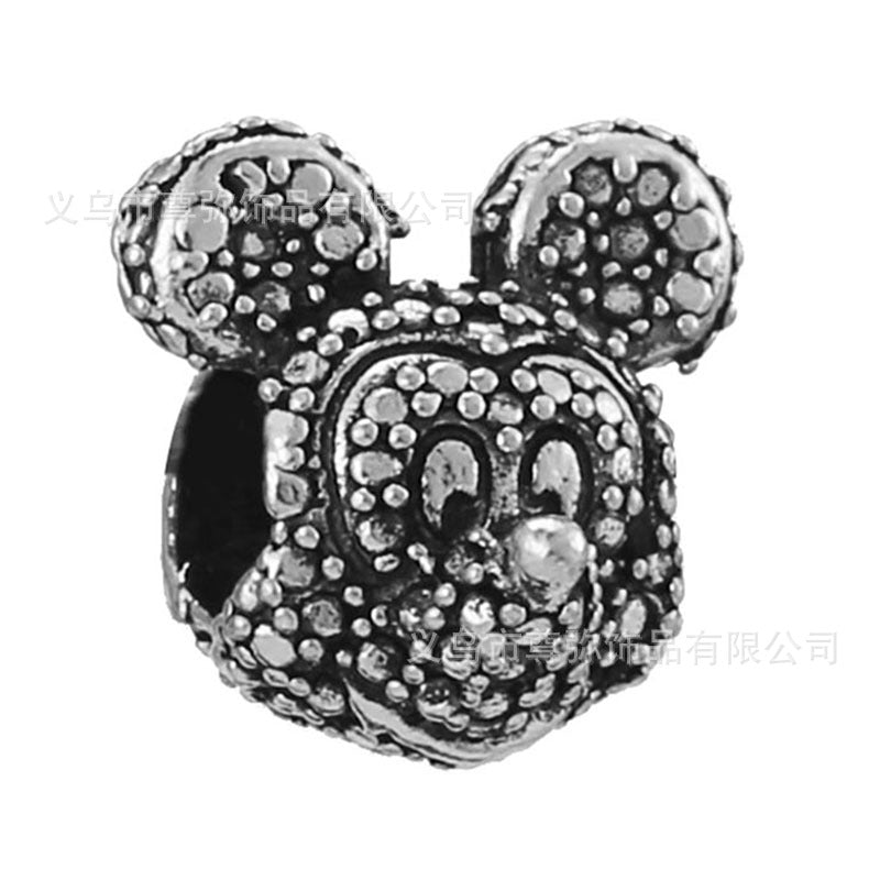 New Panjia Cartoon Series DIY Charm Bead Accessories Red Butterfly Festival Cute Kittens and Puppies Wholesale